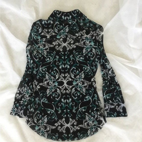 I.N.C International Concepts Blouse, Size M - Picture 2 of 6